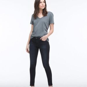 NEW Ag Adriano Goldschmied Women's Low Rise THE LEGGING ANKLE Coal grey